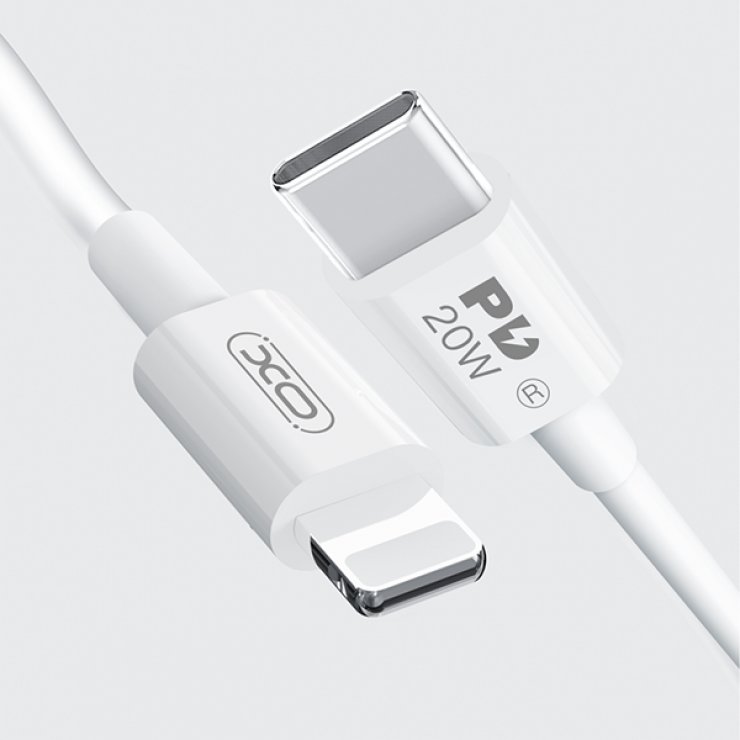 Imagine Cablu USB type C la Lightning 20W 2m Alb, XO NB-Q189B