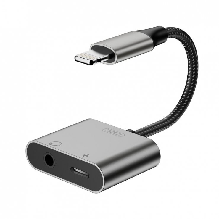 Imagine Adaptor Lightning la jack stereo 3.5mm + Lightning T-M, XO NB-R258B