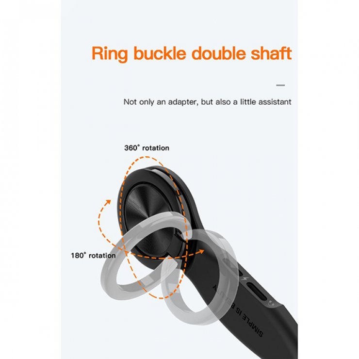 Imagine Adaptor Gaming Lightning la 2 x Lightning Negru, XO NB133