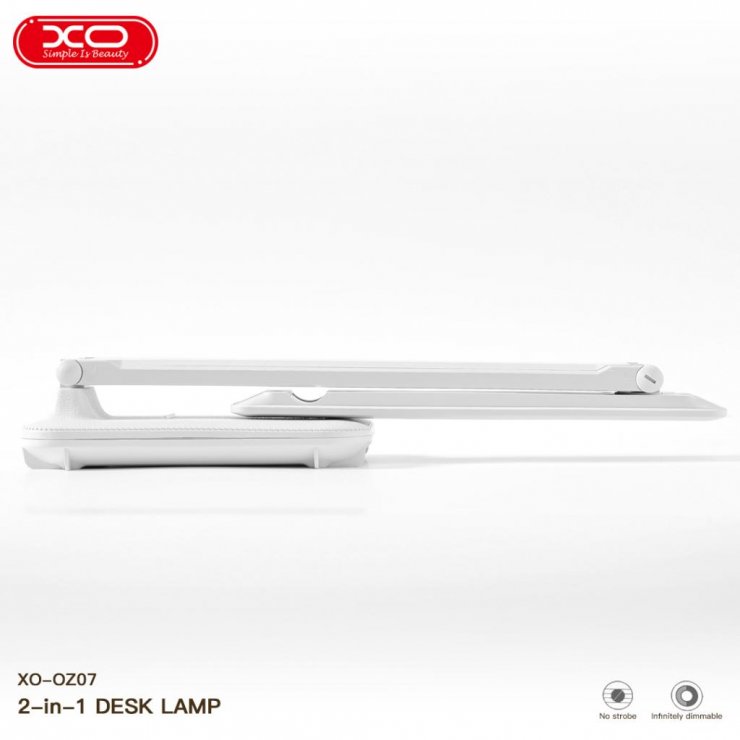Imagine Lampa cu montare perete/birou + stand Alb, XO OZ07