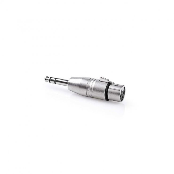 Imagine Adaptor XLR 3 pini la jack stereo 6.35mm M-T, Nedis CAGP15941ME
