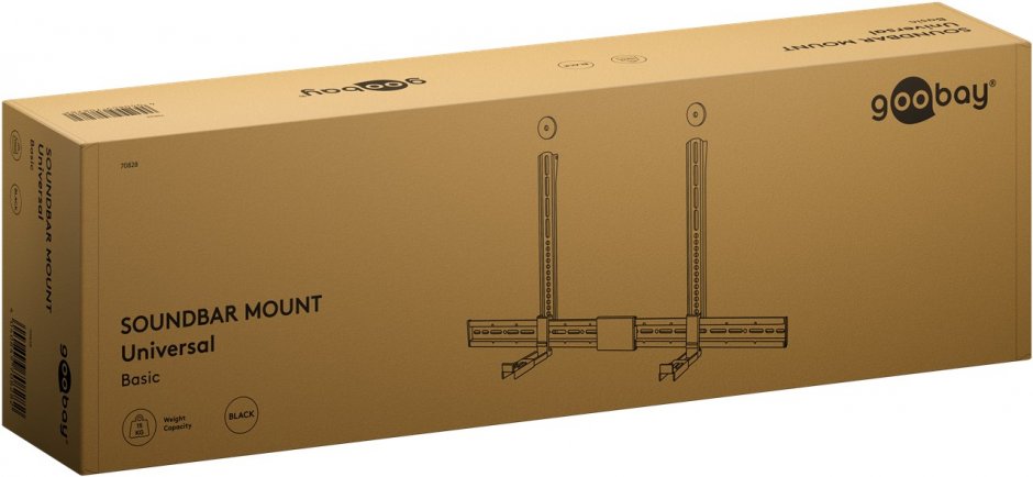 Imagine Suport universal soundbar montare TV, Goobay G70828