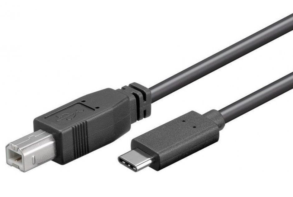 Imagine Cablu USB 2.0 type C la USB-B 1m, ku31cd1bk