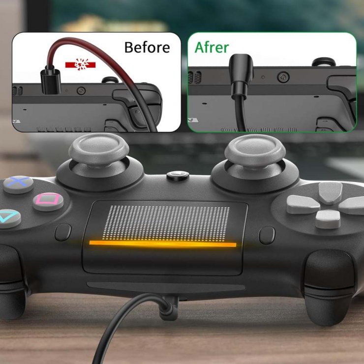 Imagine Cablu USB-A 3.2 la USB type C drept/unghi 2m, ku31cze2bk