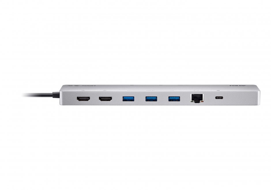 Imagine Docking station USB type C la HDMI 8K/3xUSB-A/micro SD+SD/LAN + PD 100W, ATEN UH3240