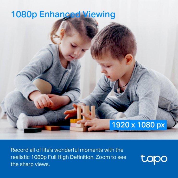 Imagine Camera Home Security Wi-Fi Pan/Tilt, TP-LINK Tapo C200C