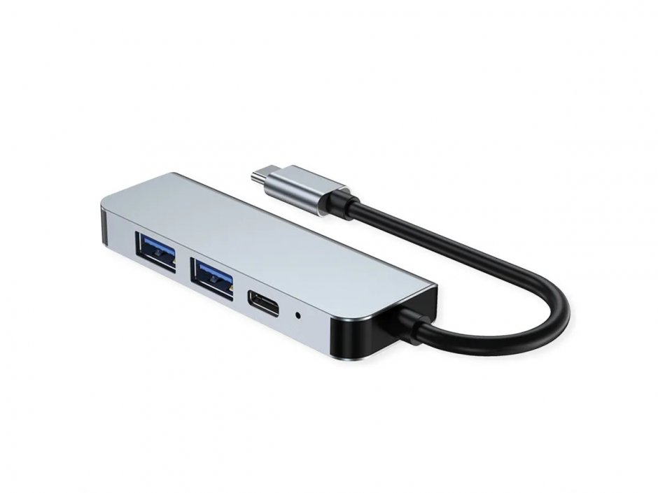 Imagine Docking station USB type C la HDMI 4K30Hz/1xUSB 3.2-A/1x USB 2.0-A + PD, Value 12.99.1146