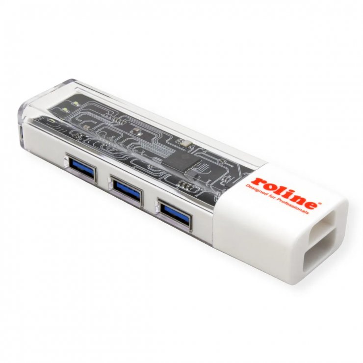 Imagine HUB USB 3.2 Gen1 A+C la 4 x USB-A Alb, Roline 14.02.5062