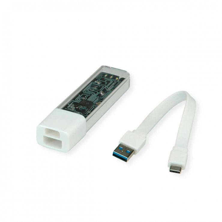 Imagine HUB USB 3.2 Gen1 A+C la 4 x USB-A Alb, Roline 14.02.5062