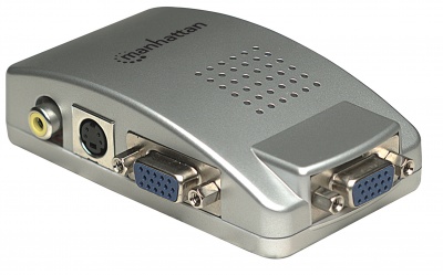 Imagine Convertor VGA la S-Video/RCA (PC to TV), Manhattan 150095
