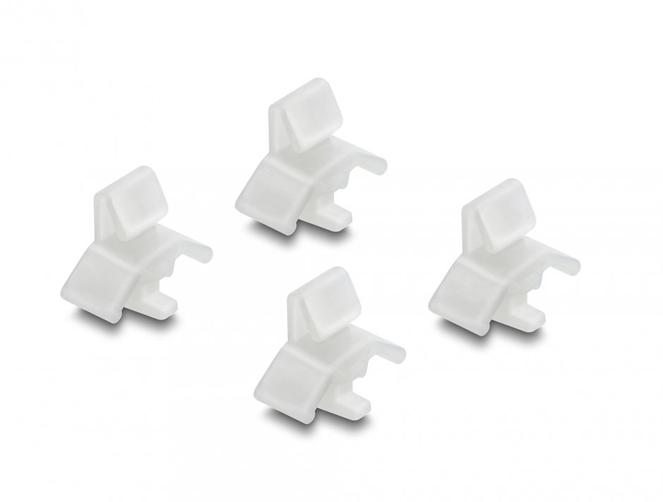 Imagine Set 4 buc clips plastic pentru M.2 SSD, Delock 18493
