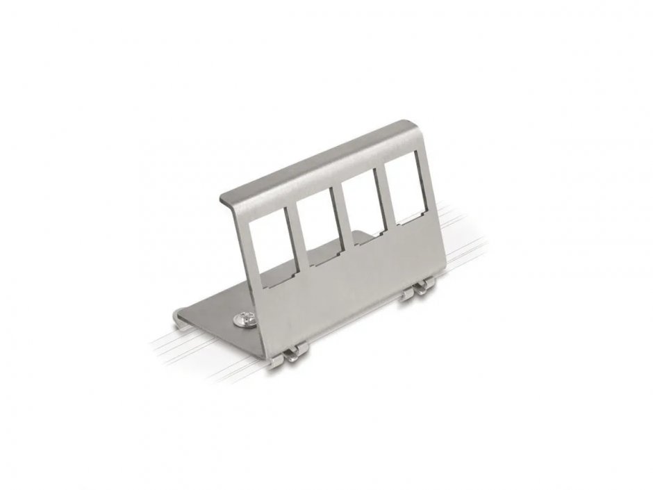 Imagine Adaptor DIN Rail pentru 4 x keystone, Value 21.99.3011