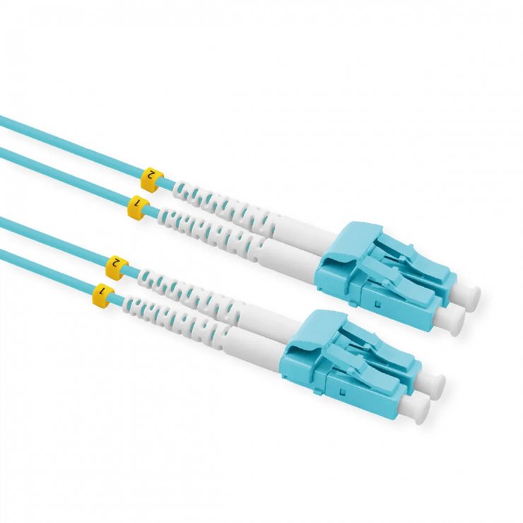Imagine Cablu fibra optica LC-LC OM3 Low-Loss-Connector 2m Turcoaz, Value 21.99.8822