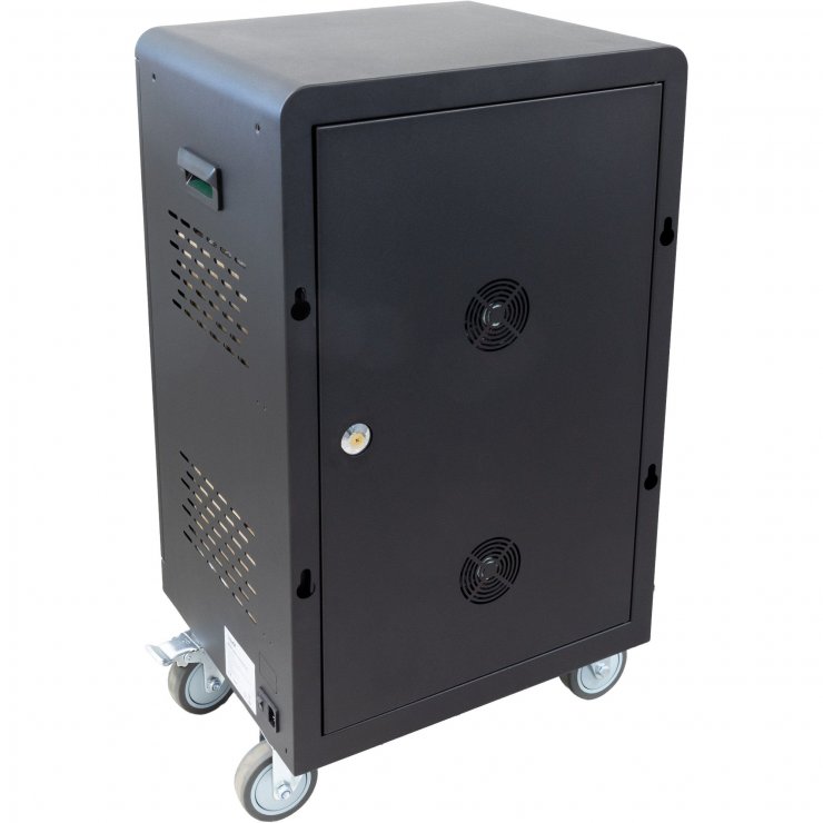 Imagine Statie de incarcare cabinet/incarcator priza 32 x USB-C 2000W PD3/QC5, InLine IL31516E