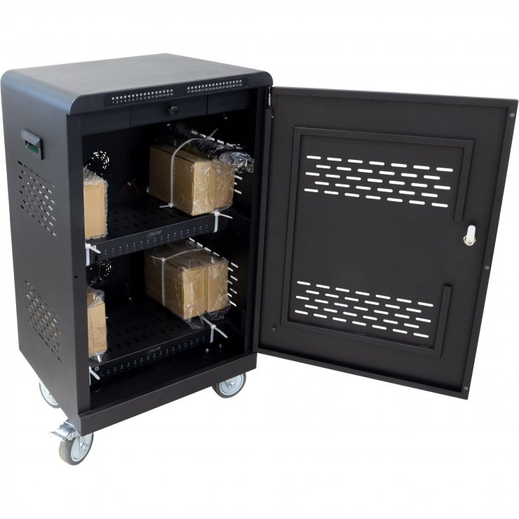 Imagine Statie de incarcare cabinet/incarcator priza 32 x USB-C 2000W PD3/QC5, InLine IL31516E