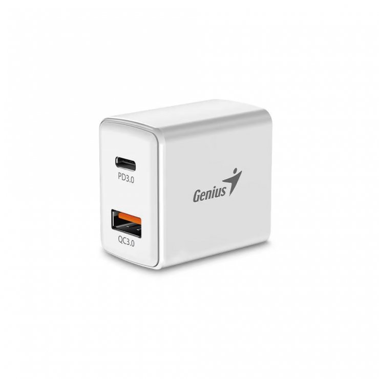 Imagine Incarcator priza Quick Charge 1 x USB-A + 1 x USB-C 20W, Genius