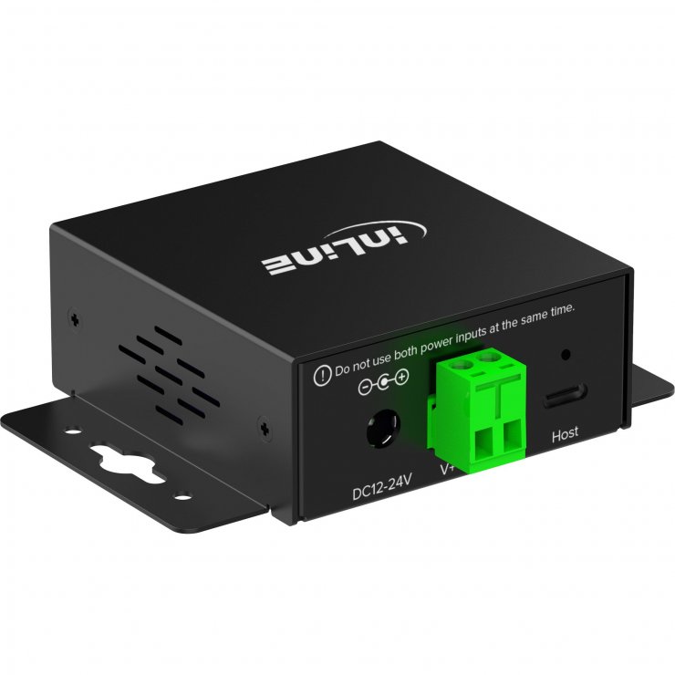 Imagine HUB industrial cu 2 x USB-A 3.2 + 2 x USB type C, InLine IL35396H