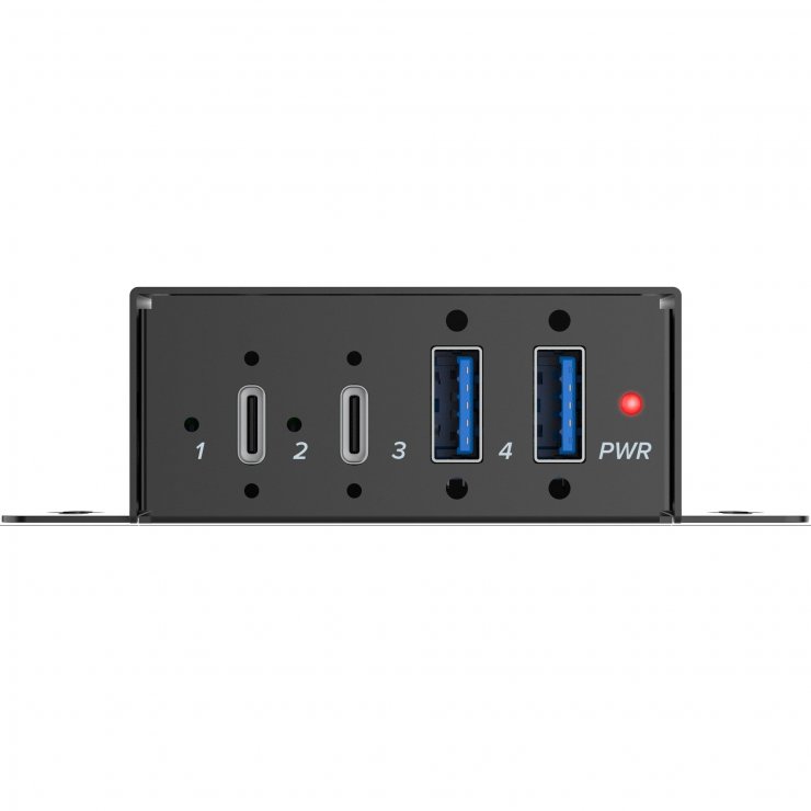 Imagine HUB industrial cu 2 x USB-A 3.2 + 2 x USB type C, InLine IL35396H