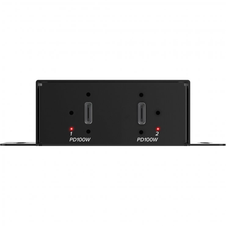 Imagine Incarcator industrial 2 x USB type C PD 200W, InLine IL35396G