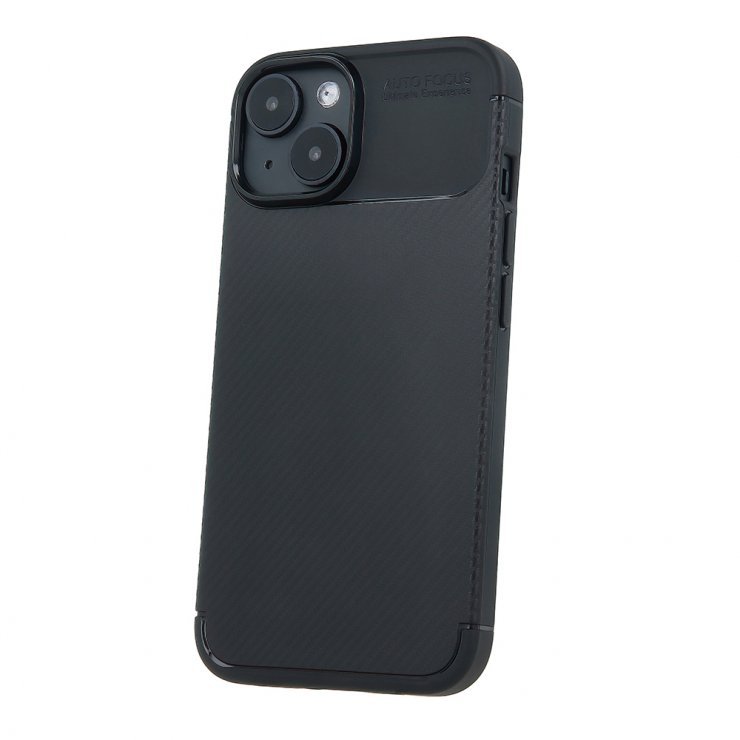 Imagine Husa pentru iPhone 17 Pro/iPhone 18 Pro TPU Carbon Black, TFO