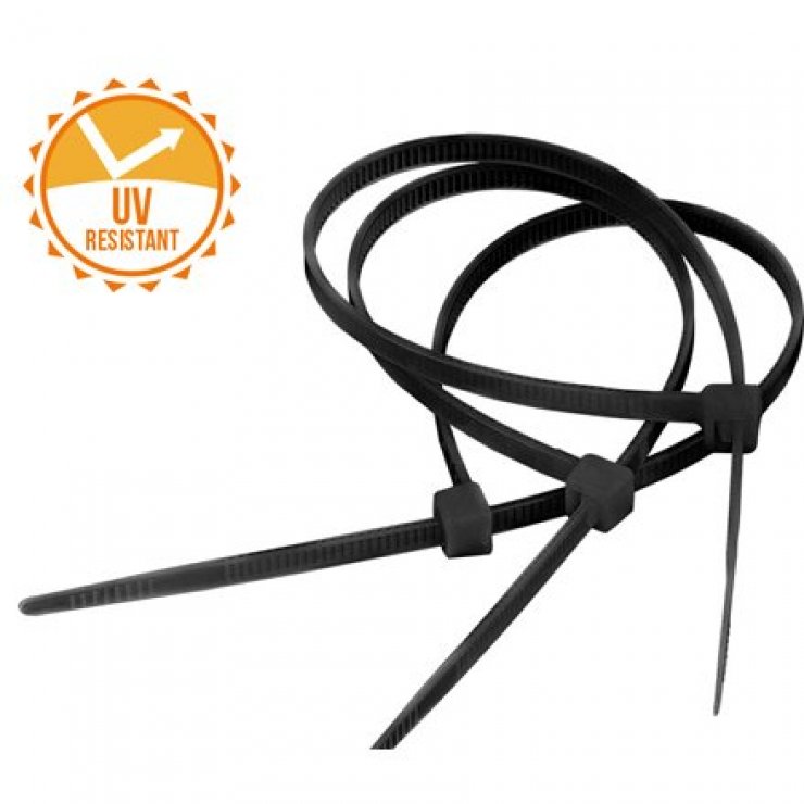 Imagine Set 100 buc bride 4.8X400mm Negru, 59140C