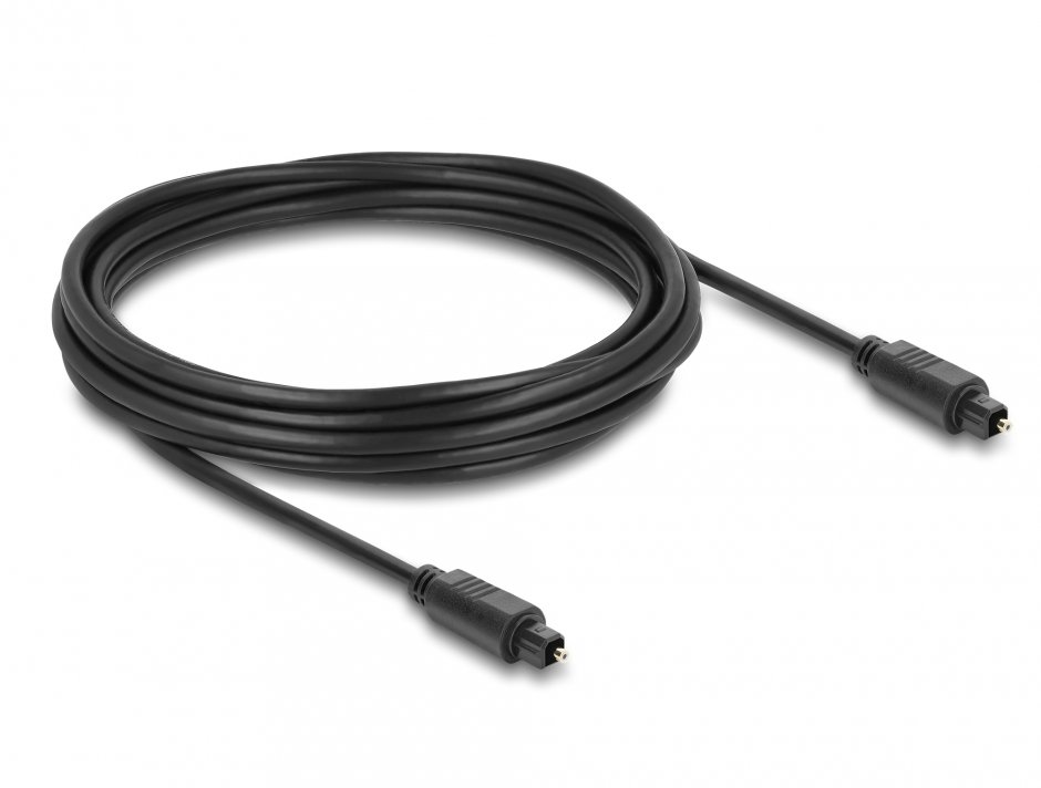 Imagine Cablu audio optic Toslink 5m negru, Delock 90927