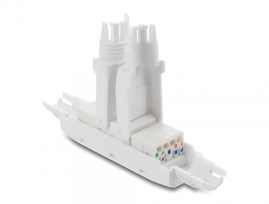 Imagine Cupla de retea RJ45 LSA Cat.6A tool-free, Delock 91126