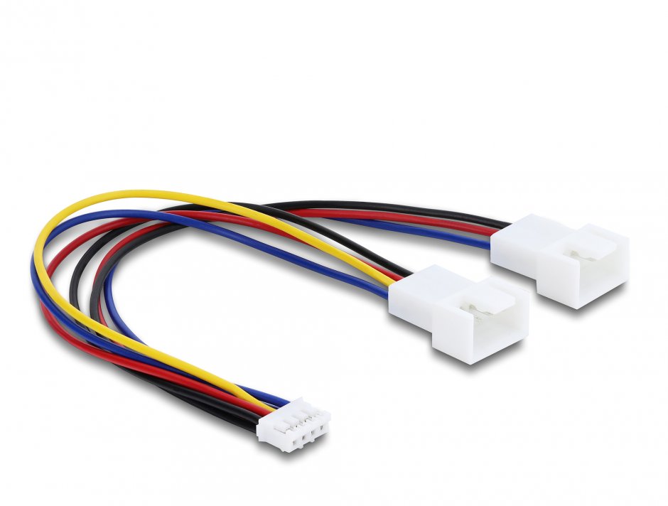 Imagine Splitter 1 x JST PH 4 pini PWM T-M + 4 pini tata (3 pini conectati) 15cm, Delock 91364