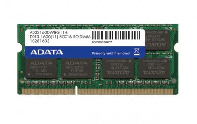 Imagine Memorie ADATA SODIMM 2GB DDR3 1600MHz Bulk AD3S1600C2G11-B