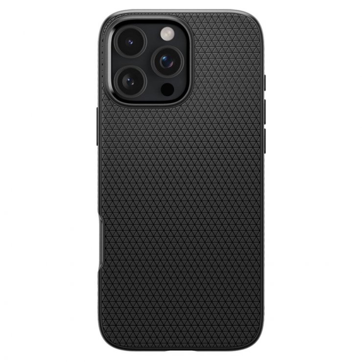 Imagine Husa pentru iPhone 16 Pro Matte Negru, Spigen Liquid Air