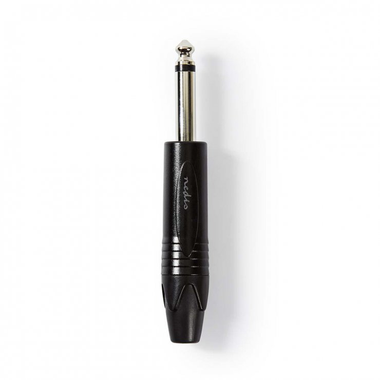 Imagine Conector audio jack mono 6.35mm tata, Nedis COTP23900BK