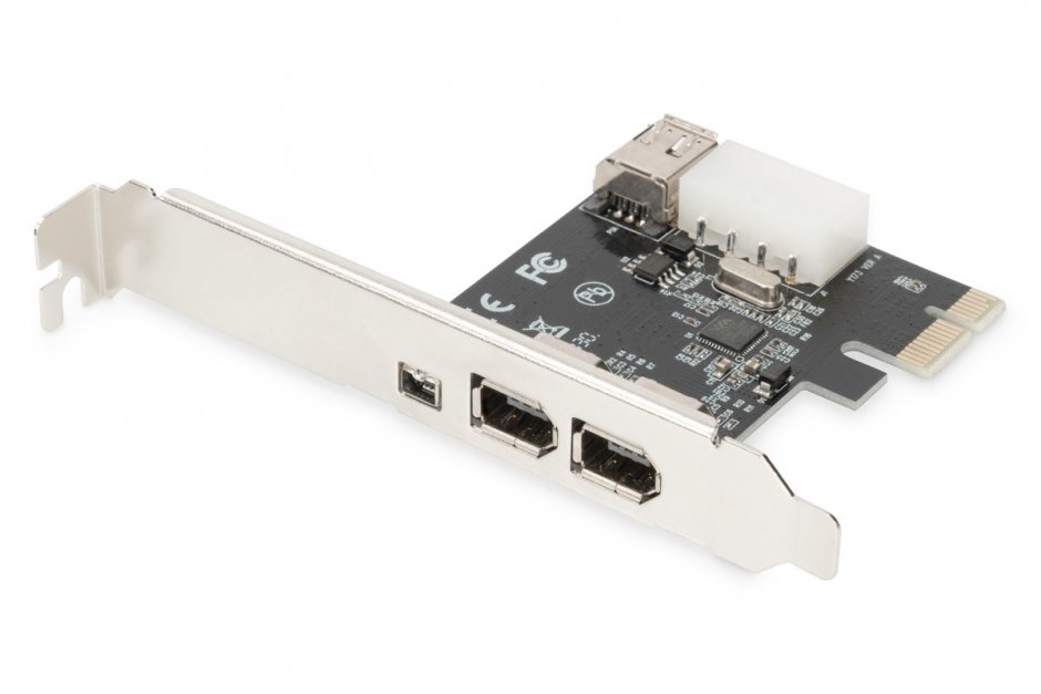 Imagine PCI Express cu 3 x Firewire A + 1 x Firewire B, Digitus DS-30201-5
