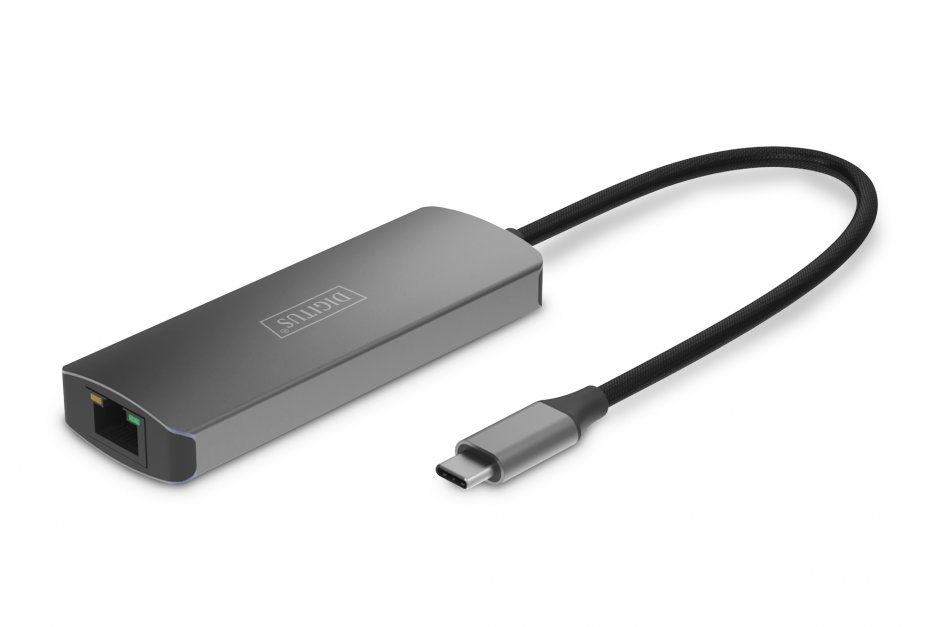Imagine Extender USB type C la HDMI 4K120Hz via LAN max. 30m, Digitus DS-55343