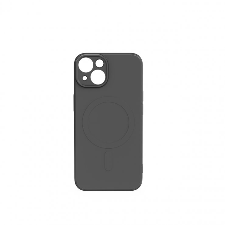 Imagine Husa pentru iPhone 16 compatibil MagSafe TPU Negru, TFO Simple Color Mag