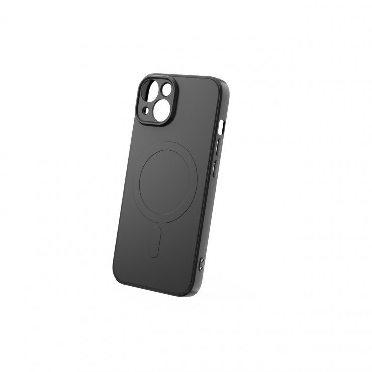 Imagine Husa pentru iPhone 16 compatibil MagSafe TPU Negru, TFO Simple Color Mag