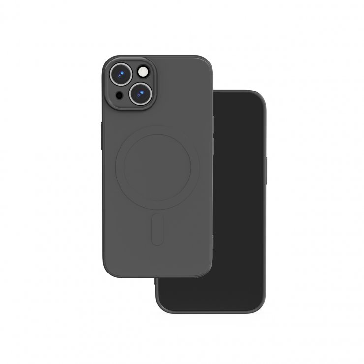 Imagine Husa pentru iPhone 16 compatibil MagSafe TPU Negru, TFO Simple Color Mag