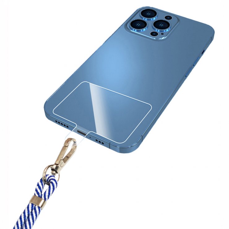 Imagine Set 5 placute transparente pentru prindere snur husa telefon, TFO