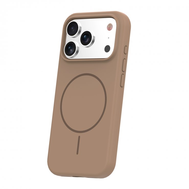Imagine Husa pentru iPhone 17 Pro Max/ iPhone 18 Pro Max compatibil MagSafe PC/Silicon Brown, TFO Silicone Thin Mag