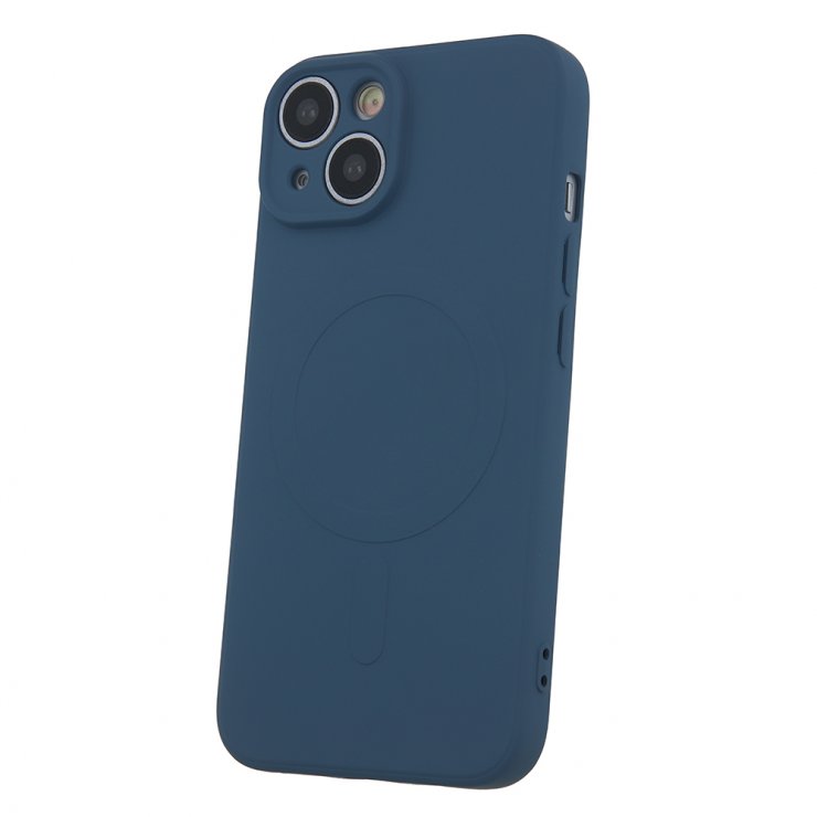 Imagine Husa pentru iPhone 17 compatibil MagSafe TPU Navy Blue, TFO Simple Color Mag
