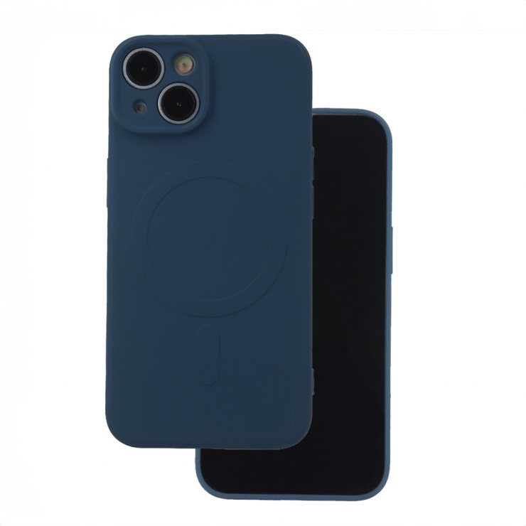 Imagine Husa pentru iPhone 17 compatibil MagSafe TPU Navy Blue, TFO Simple Color Mag