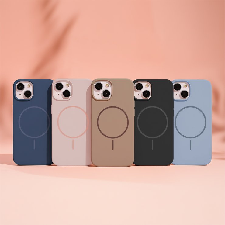 Imagine Husa pentru iPhone 16 compatibil MagSafe PC/Silicon/TPU Dark Blue, TFO Silicone Thin Mag