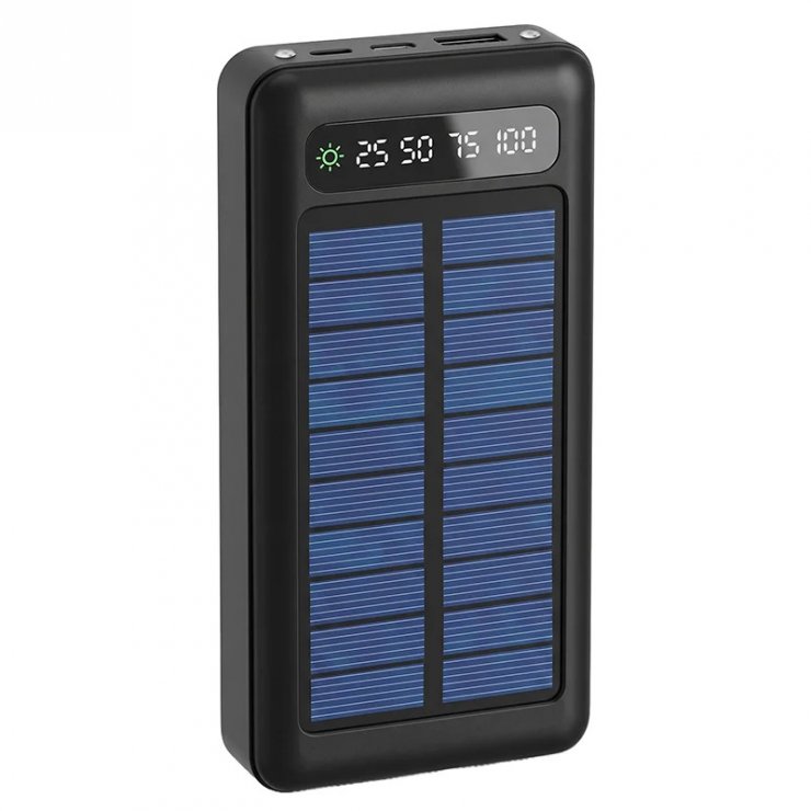 Imagine Power bank 20000 mAh cu incarcare solara, SLR-120