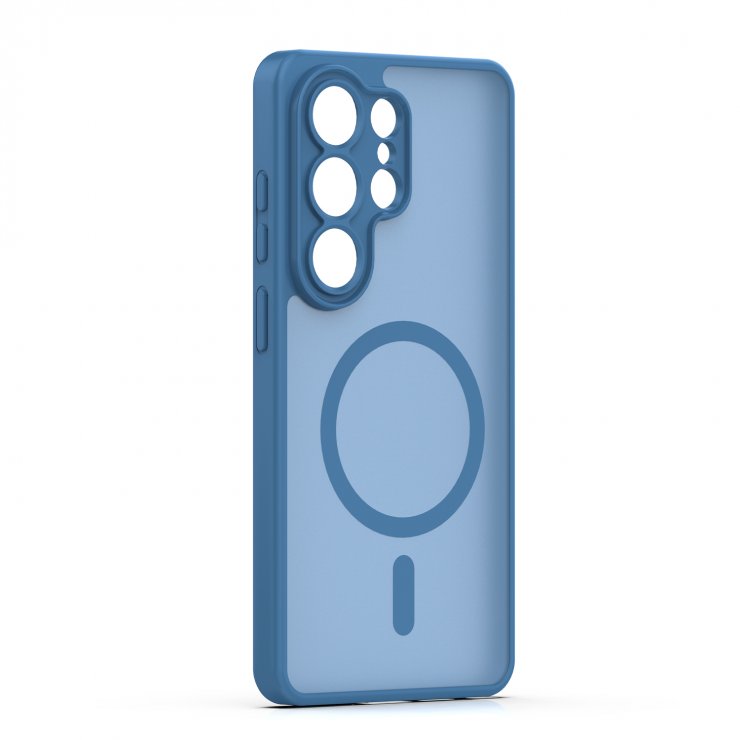 Imagine Husa pentru Samsung Galaxy S26 Ultra compatibil MagSafe PC/TPU Dark Blue, TFO Mag Matt