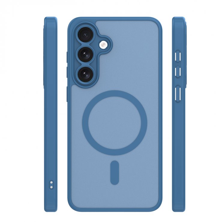 Imagine Husa pentru Samsung Galaxy S26 compatibil MagSafe PC/TPU Dark Blue, TFO Mag Matt
