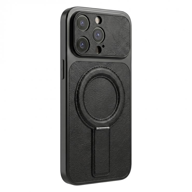 Imagine Husa pentru iPhone 16 Pro Max compatibil MagSafe PC/TPU Negru, TFO Luxgrip Mag