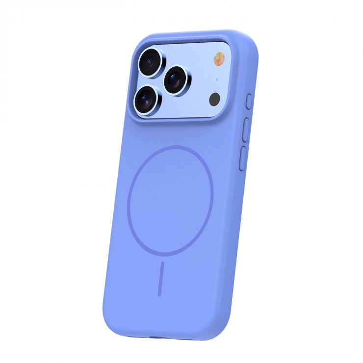 Imagine Husa pentru iPhone 17 Pro/ iPhone 18 Pro compatibil MagSafe PC/Silicon/TPU Sky Blue, TFO Silicone Thin Mag