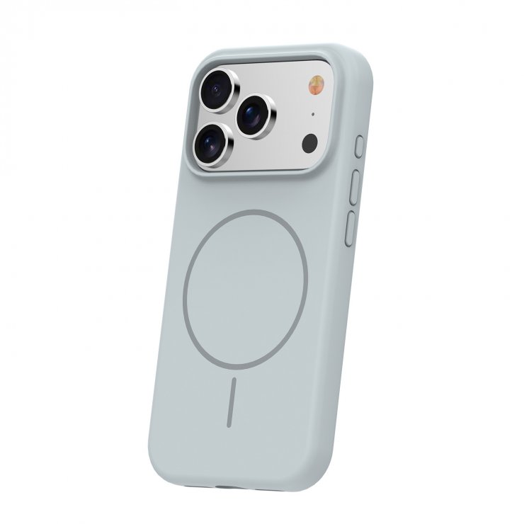Imagine Husa pentru iPhone 17 Pro/ iPhone 18 Pro compatibil MagSafe PC/Silicon/TPU Silver, TFO Silicone Thin Mag