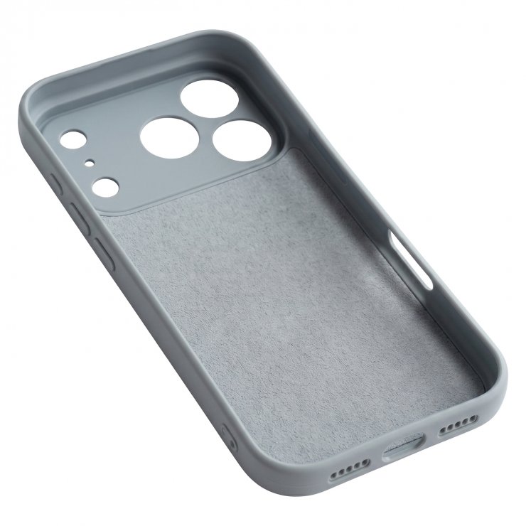 Imagine Husa pentru iPhone 17 Pro/iPhone 18 Pro Silicon Silver, TFO
