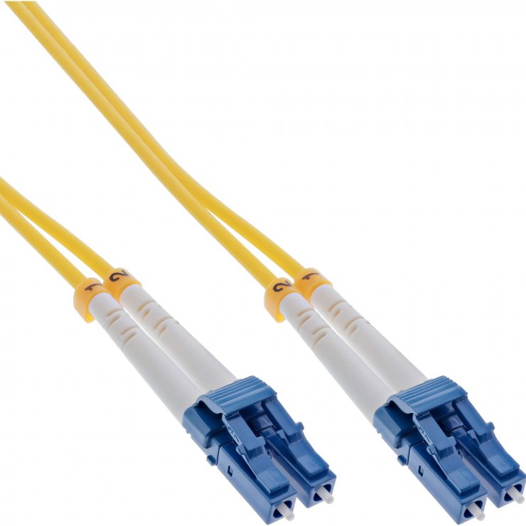 Imagine Cablu fibra optica Duplex Single mode LC - LC OS2 3m, InLine IL88656J
