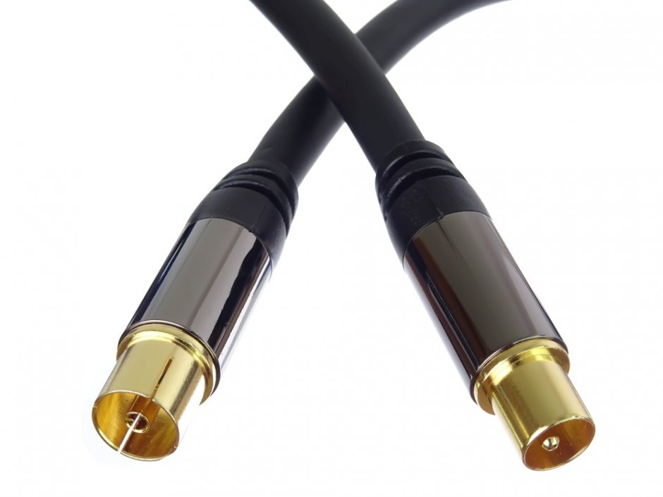 Imagine Cablu prelungitor coaxial antena 75Ohm (135dB) T-M 3m, kjqiec3